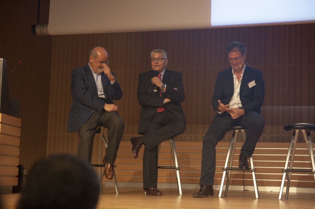 Javier, Juan e Ignacio contestaron preguntas de los asistentes