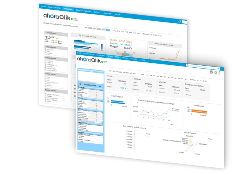 Cuadro de mando integral cuadro de mando Ahora Qlik