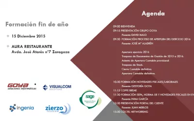 Formación Cierre de año y novedades fiscales 2015