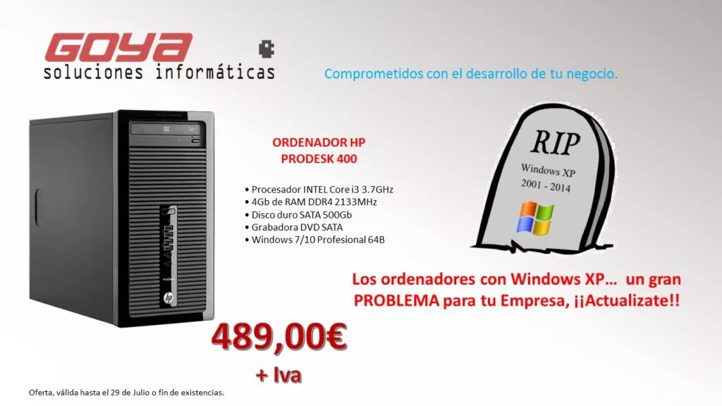 OfertaProdesk400 WINDOWS XP