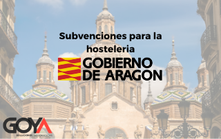 Subvención del gobierno de Aragón para la hostelería