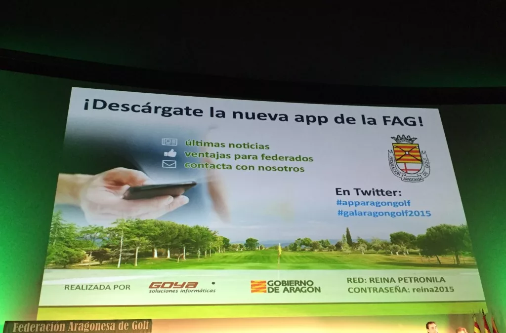 Goya Soluciones Informáticas comprometida con la Federación aragonesa de golf
