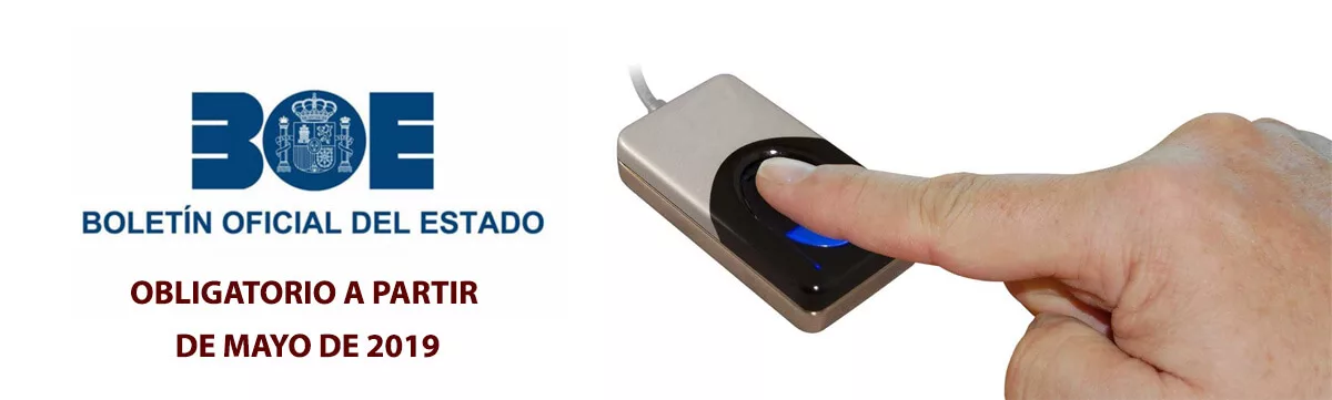 Registro de la jornada laboral