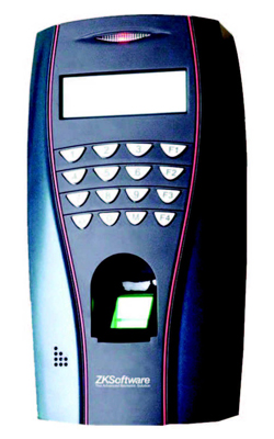 Máquina para fichar con huellas dactilares